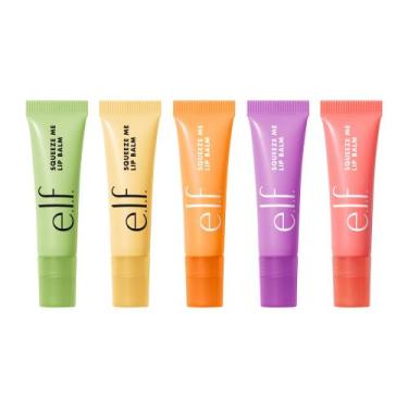 Imagem de Bálsamo Labial e.l.f. Squeeze Me - Kit com 5 Unidades (Morango, Baunil