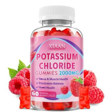 Imagem de Suplemento de potássio XIAAN Gummies 2000mg para mulheres e homens
