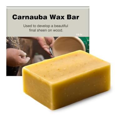 Imagem de LIIZOUSUDA Pasta De Cera De Carnaúba, Cera De Madeira Para Acabamento De Madeira - Compostos De Polimento E Cera Para Uso Em Polimento De Madeira, Trabalhando Com Barra De Acabamento De Alto Brilho