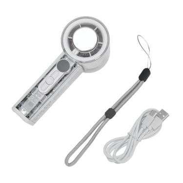 Imagem de AUNMAS Ventilador Portátil Portátil, fã de Turbina Portátil de Resfriamento de Gelo Ventilador de Gelo Ajustável para Shows de Verão Cílios