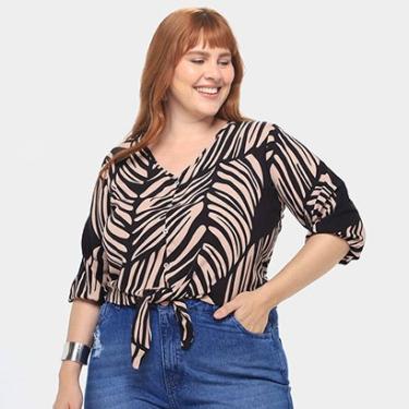 Imagem de Blusa Plus Size Lunender Rayon Bali Feminina-Feminino