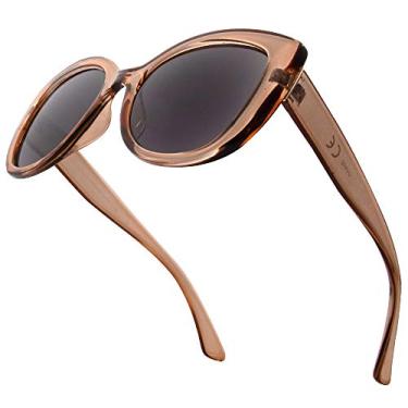 Imagem de VITENZI Óculos de sol com leitores para mulheres, óculos de sol de leitura coloridos, Barletta, Champanhe, 1 Count (Pack of 1)