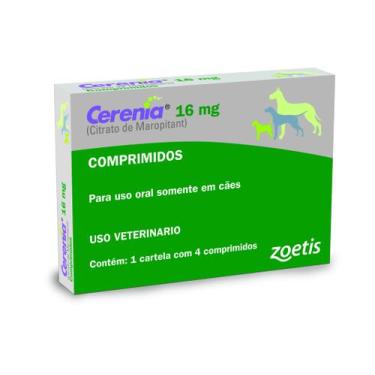 Imagem de Antiemético Cerenia 4 comprimidos 16mg - Zoetis, 16mg