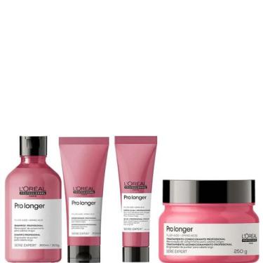 Imagem de Kit L'Oréal Pro Longer Shampoo 300ml Condicionador 200ml Máscara 250g 