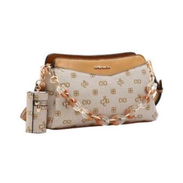 Imagem de Bolsa Chenson Monograma Atemporal 85416 Bege-Feminino