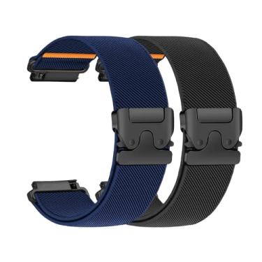 Imagem de Pulseiras de nylon de liberação rápida de 22 mm para Samsung Galaxy Watch 3 de 45 mm/relógio de 46 mm/Gear S3 Frontier/Classic Men Woman/Pulseira esportiva de nylon com fivela de paraquedas elástica