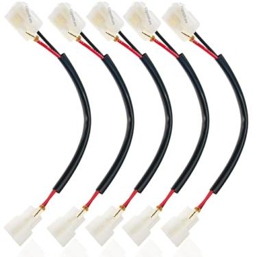 Imagem de Lsgoodcare 5 peças 6,3 mm 2 pinos conexão rápida automotivo conector de fio elétrico 2 vias carro macho para fêmea 16Awg cabo terminal kits de plugue motocicleta