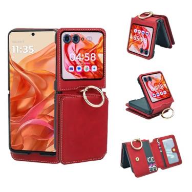 Imagem de Capa de telefone para Moto Razr 50 FGZDPT EUA Vermelho