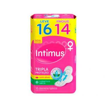 Imagem de Absorvente Intimus com Abas Tripla Proteção Seca Lv16 Pg14