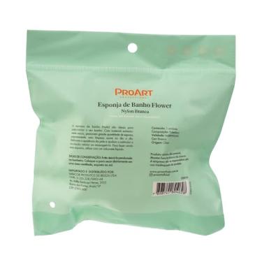 Imagem de Esponja de Banho Flower Branca - ProArt
