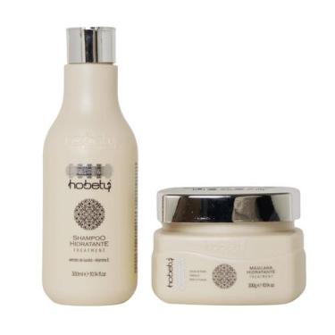 Imagem de Kit Hidratante Hobety Shampoo 300ml Máscara 300g - Hobety Profissional