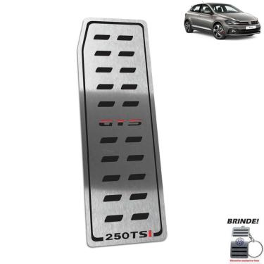 Imagem de Descanso de Pé Gravação em Preto Polo GTS 250 TSI  Aço inox
