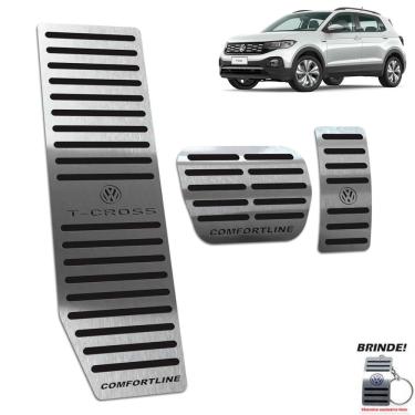 Imagem de Descanso + Pedaleira T-Cross Comfortline Gravação em Preto