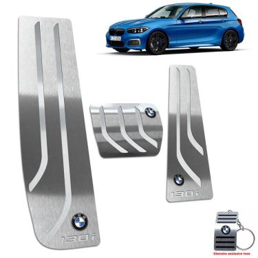 Imagem de Pedaleira Automático + Descanso Bmw 130i 2006 A 2012 Prata