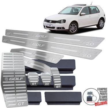 Imagem de Pedaleira Manual Soleira Descanso Prata Golf Gt 2007 A 2013