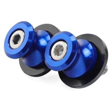 Imagem de BYYINGSUS Bobinas Swingarm Slider Acessórios para Motocicleta Parafuso de Suporte Traseiro Parafuso M8 Compatível com S1000RR S1000R S1000XR HP4 S 1000 RR XR R (Azul)