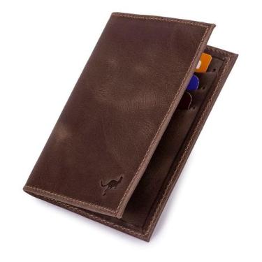 Imagem de Porta Documentos Slim Crlv/rg/cartões/cédulas Couro Legítimo - LEARSI,