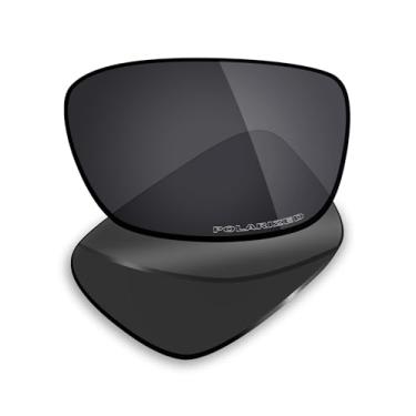 Imagem de Mryok Lentes de reposição ultra polarizadas para óculos de sol Oakley Drop Point OO9367, HD Polarized, proteção UV, resistente a impactos e ajuste perfeito - Stealth Black