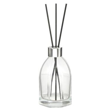 Imagem de Frasco Difusor Aromatizador 200ml Vidro Varetas Banheiro (Prata)