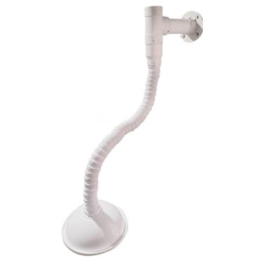 Imagem de Exhaust Hood, Laboratory Universal Suction Hood Suction Arm 110mm White Bamboo Joint Tubes(White,Wall-mounted)