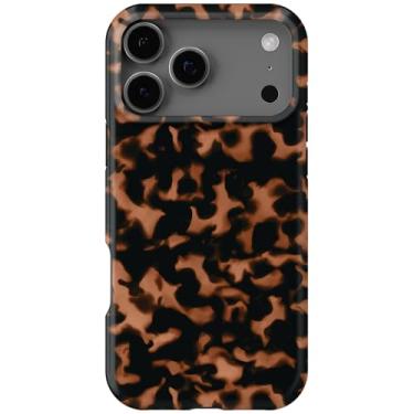 Imagem de Obbii Capa compatível com iPhone 17 Pro Max, capa rígida híbrida fina interna de TPU protetora durável capa protetora embutida de 6,9 polegadas (concha de tartaruga)