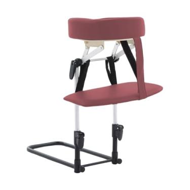 Imagem de Kokiya Kit de massagem com apoio de braço para mesa de massagem, travesseiro portátil para rosto para baixo, apoio de cabeça ajustável, Vermelho