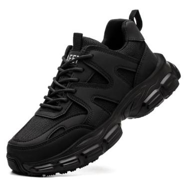 Imagem de Steel Toe Shoes Tênis de trabalho de segurança indestrutíveis Hogent