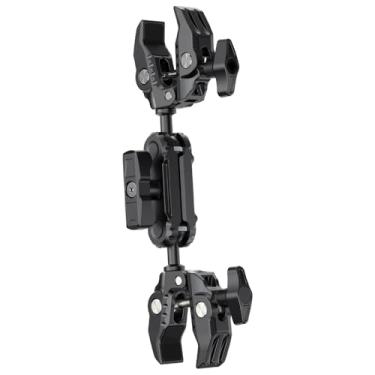 Imagem de CO17 Super Clamp com Braço Mágico Dual Ballhead Articulado, Suporte Versátil para Câmeras, Monitores, Luzes LED e Microfones. Ideal para Vlog, Estúdio e Fotografia Profissional