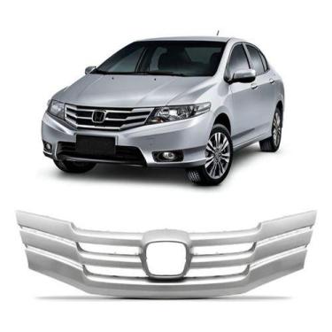 Imagem de Moldura Grade Radiador City 2009 A 2011 Cromado Especifico - RF