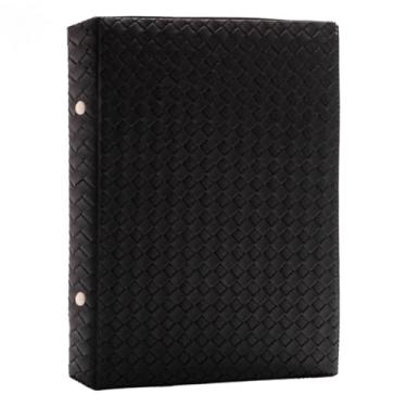 Imagem de ALBUM DE FOTO 15X21 DIFERENTE TRANÇADO MODERNO JOVEM (40,TRANÇADO-PRETO)