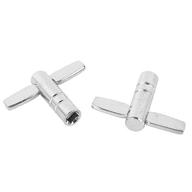 Imagem de Eujgoov Ferramenta de Afinador Multifuncional de Chave de Tambor de Metal, Chave de Afinação de Tambor Portátil para Músicos, Estúdios, Apresentações, Afinação Com Teclas para Bateria