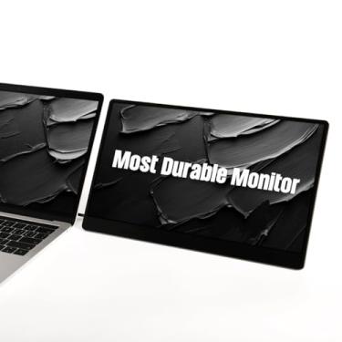 Imagem de SOTSU Monitor portátil FlipAction Go 35.6 cm | Combinação de cores para MacBook | Robusto, mas leve | Vidro temperado | 1080p | 400 Nits | 100% sRGB | 5W | Super versátil | USB-C ou Mini-HDMI (preto