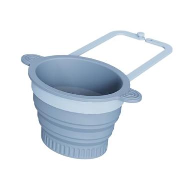 Imagem de FytStycale Filtro coletor de resíduos de alimentos, filtro coletor de resíduos de cozinha, escorredor multifuncional para pia, escorredor para pia de cozinha, Azul