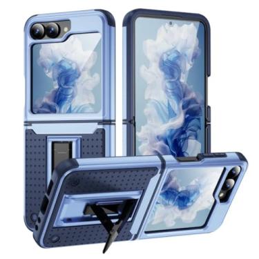 Imagem de Capa rígida de plástico para Galaxy Z Flip6, capa protetora à prova de choque (para Galaxy Z Flip6/azul)