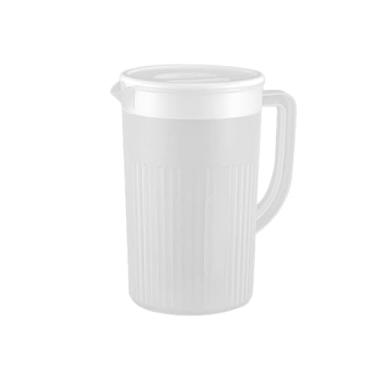 Imagem de Jarro Grande Jarro com Tampa 2.7L Plásticos de Bebidas Recipientes Suco Gelado Transparente Chá Geladeira Garrafa Água Leite Chaleira Fria