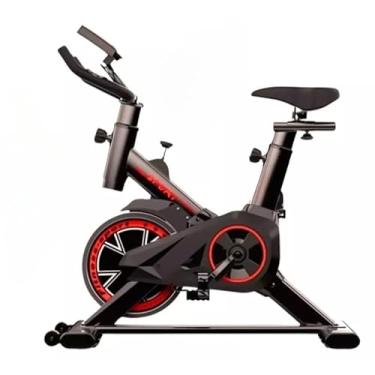 Imagem de Bicicleta Ergométrica Spinning Bike Indoor - Profissional, 120kg Original, Para Academia e Fitness(PRETO COM VERMELHO)