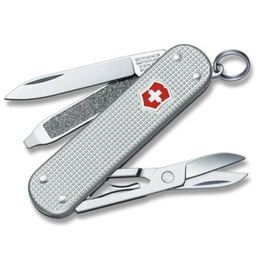 Imagem de Canivete Victorinox Classic Alox, Prata, 5 funções