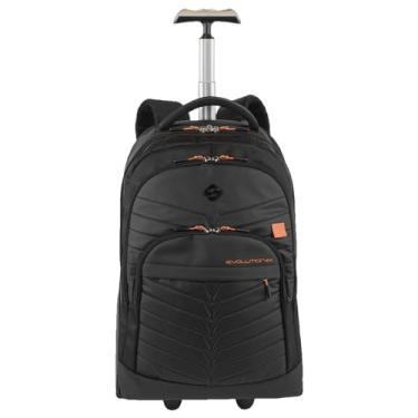 Imagem de Mochila Carrinho Mega Rodas Sestini Evolution 2 - Black Fire