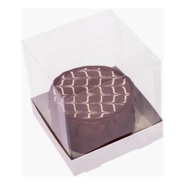 Imagem de 2X 20 Caixas Acetato 12X12X12 Para Bolo E Panetone Mini, Can