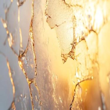 Imagem de Quadro Decorativo Arte Contemporânea Janela com Névoa e Sol - Sala e Escritório 50x50cm