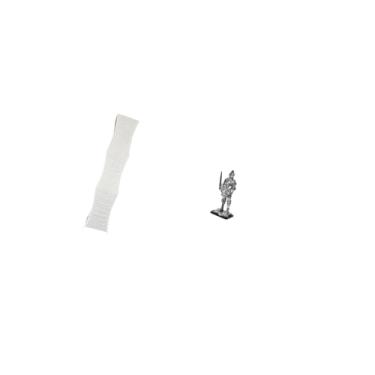 Imagem de Fenteer Abajur de Chão em Papel Estilo Cavaleiro, Escultura Vintage, Decoração Criativa para Sala de Estar, Luminária de Chão, Ornamento para de Entrada,