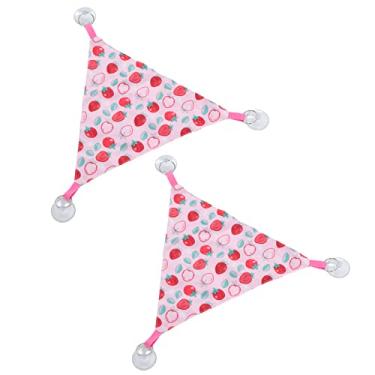 Imagem de GLOGLOW Escondos Réptil Hammock Material de Pano Macio Cama Pendurada para Escalar, Rede de Dragão Barbudo Triangular de 2pcs para Escalar, 2pcs Triangular Barbud Dragon Hammock para Lagartos,