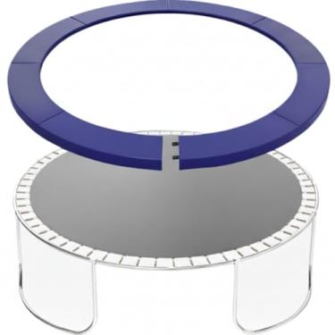 Imagem de Trampoline Pro Capa de mola de trampolim azul de 15 m, para moldura redonda de 15 pés com design dividido de fácil instalação, moldura redonda de substituição universal de almofada de trampolim de 15
