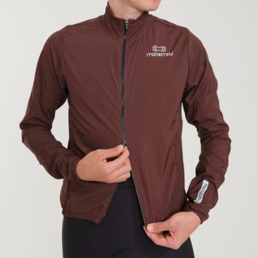 Imagem de Jaqueta Corta Vento de Ciclismo Masculina Márcio May Sport Marrom-Masculino