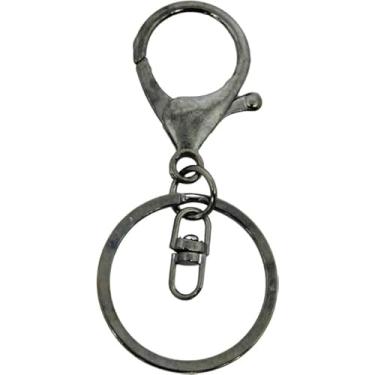 Imagem de Fecho Lagosta com Argola Grafite – Pacote com 10 peças – Aviamentos para Bolsas, Artesanato e Bijuterias