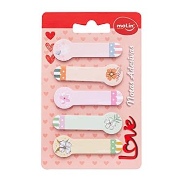 Imagem de Bloco de Notas Adesivas Flowers (Marcadores de Página) - 5 modelos (25 marcadores cda.) Total 125 folhas