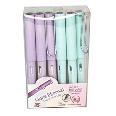 Imagem de Lapis Eternal Color c/Clip, sortido, pct c/12 und, VMP, 0-246.51.99