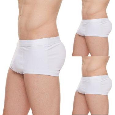 Imagem de Kit 3 Cuecas Levanta Bumbum Mini Boxer Traseiro John Skull