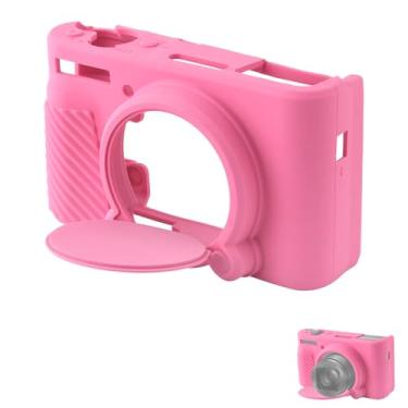 Imagem de SX730 SX740 Capa para câmera, fina de silicone antiarranhões, capa protetora macia para câmera digital compatível com a câmera Canon PowerShot SX740 SX730 HS