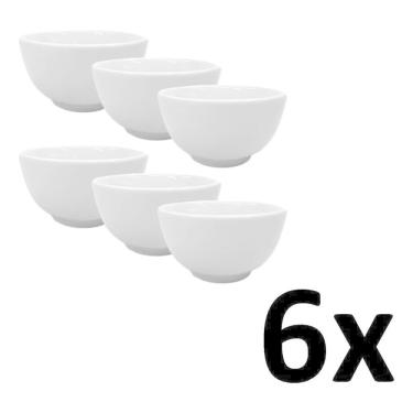 Imagem de 2X 6 Tigela Cumbuca Japonesa Bowl 300Ml Porcelana Açai Caldo